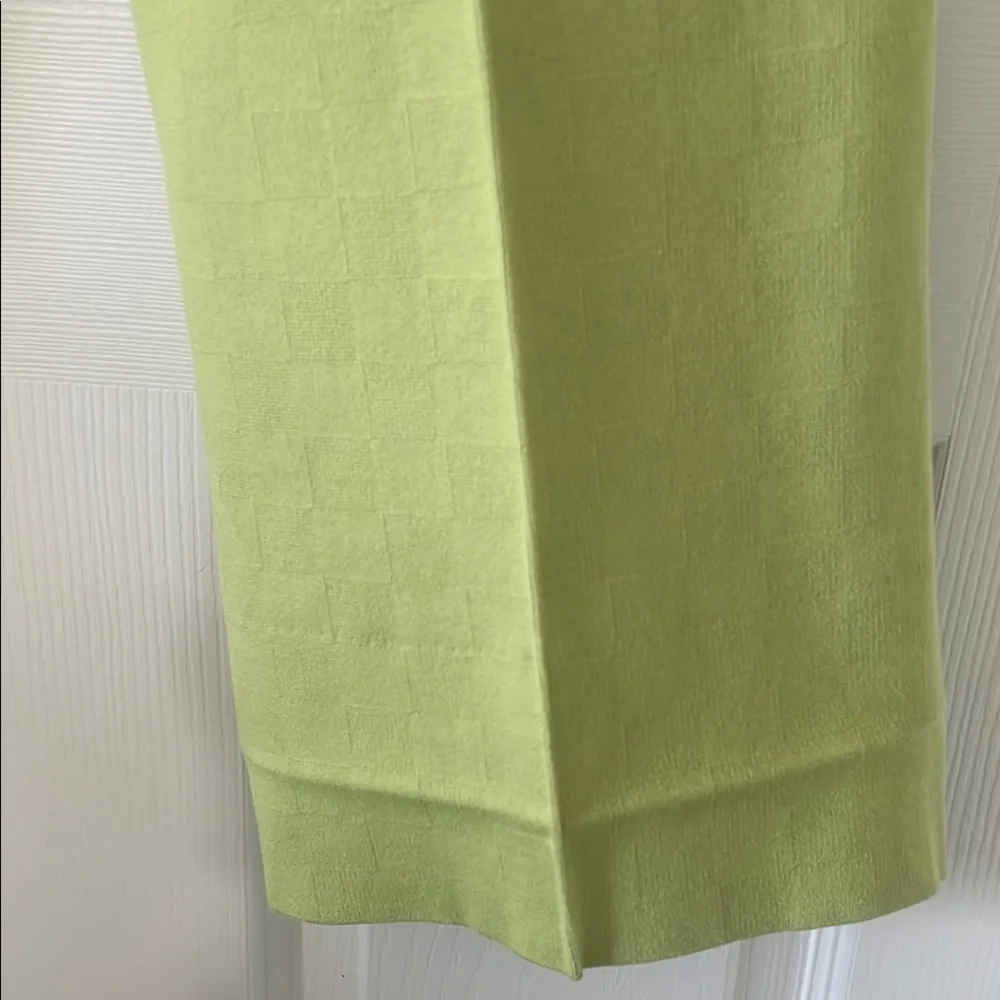 HIGH SPORT Women's Exclusive Kick Cotton-blend Cropped Pants In Lime Green XL - Picture 5 of 13